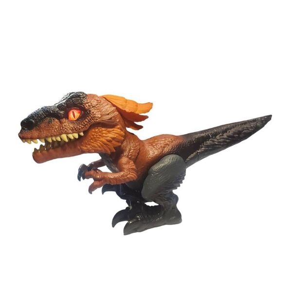 Mattel Jurassic World Dominion Pyroraptor Ultimate Fire Dinosaur Figure Intellig - Picture 2 of 8